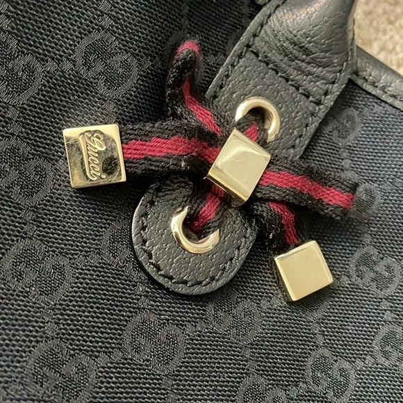 Auth Gucci Princy Web Sherry Line #35250G49B